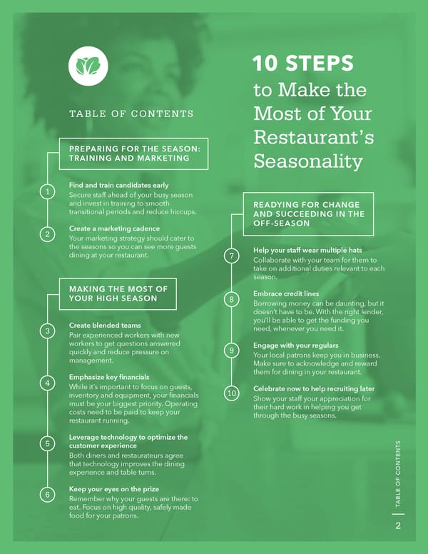 10 Steps to Make the Most of Your Restaurant’s Seasonality - Page 3